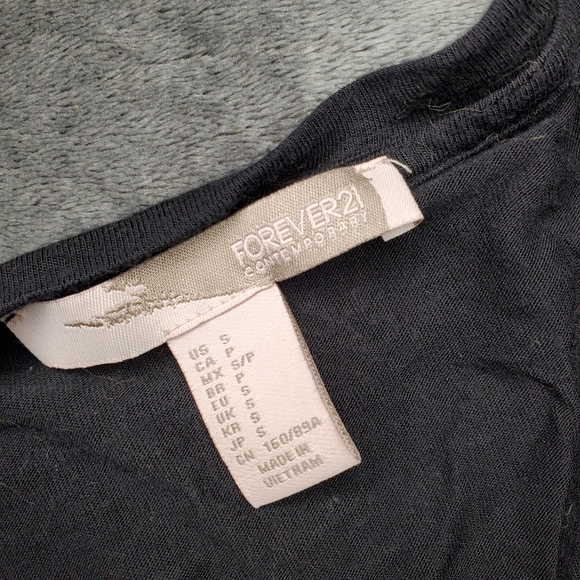 Forever 21 Black Lace Shirt - Picture 3 of 5